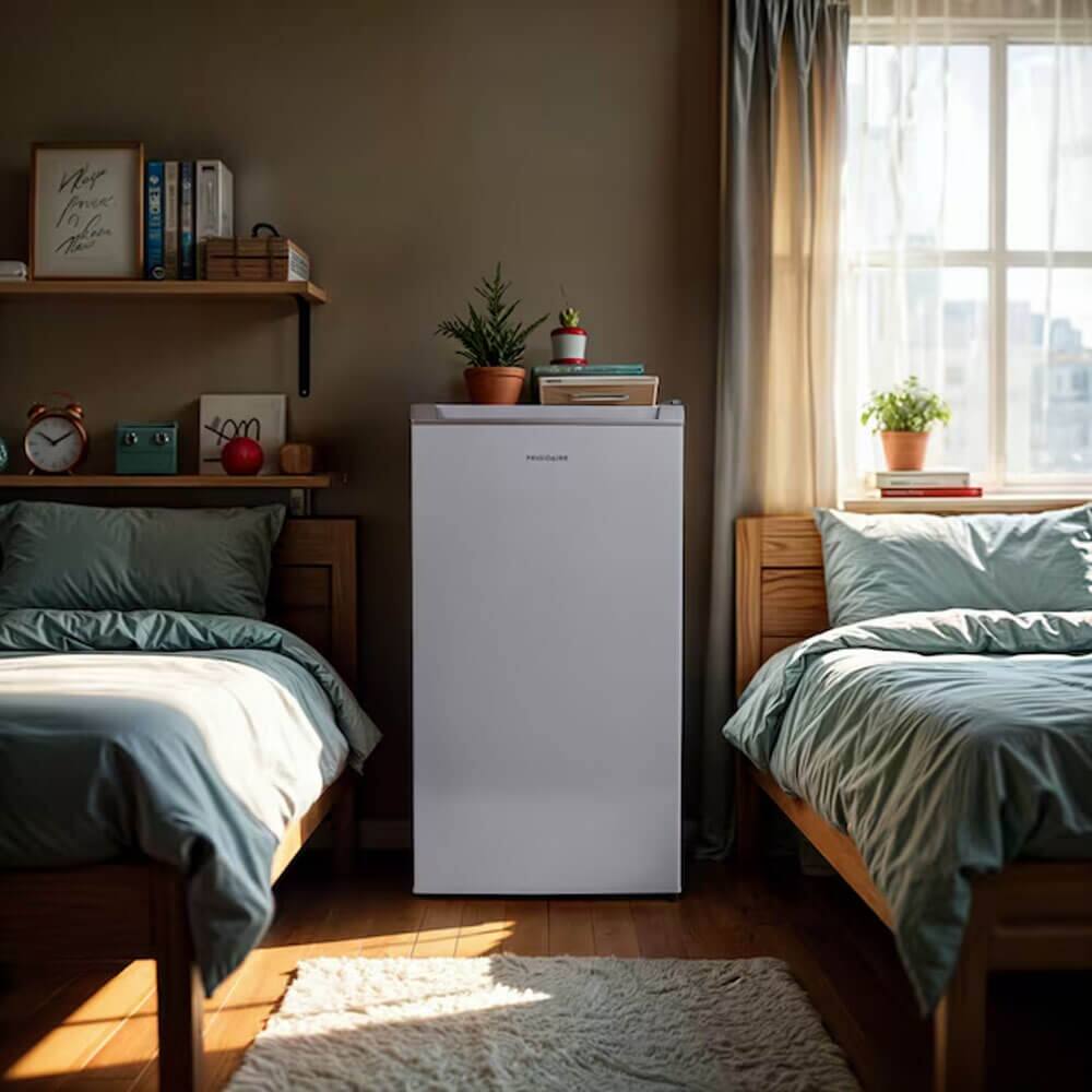 Alt View 1. Frigidaire - Frigidaire EFR395PEWTER 3.2 Cu. Ft. Gray Compact Refrigerator - Pewter.