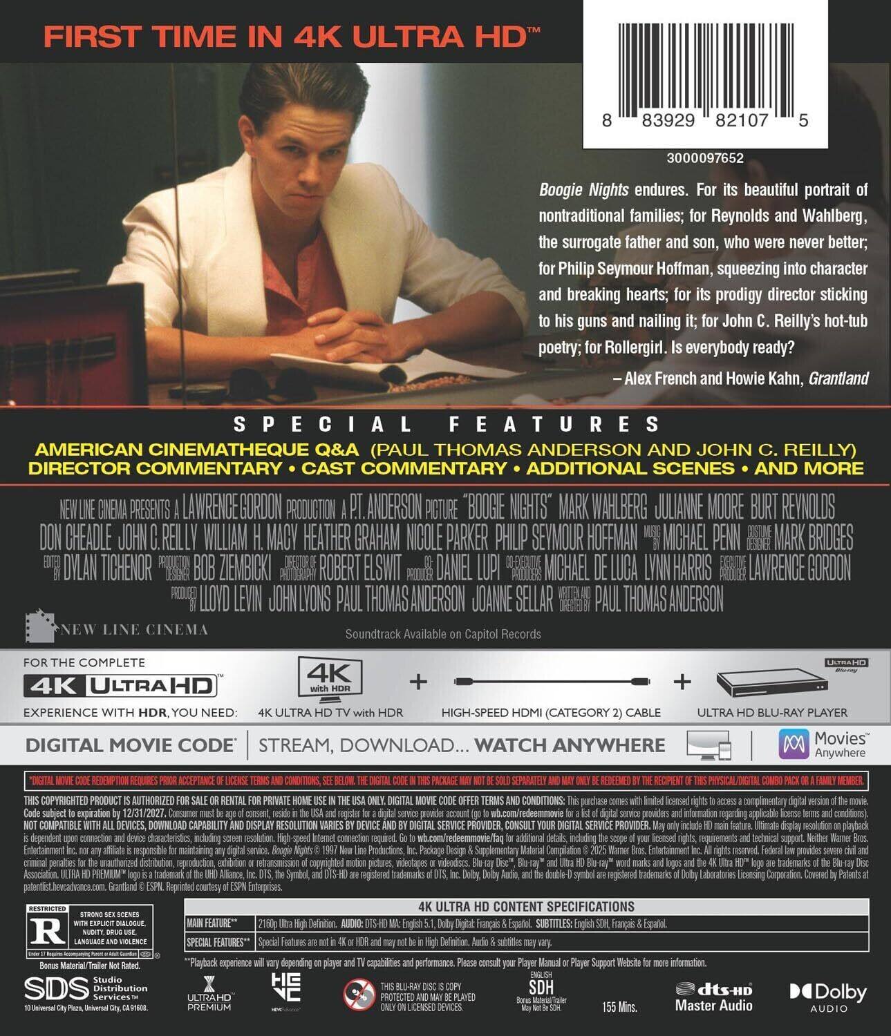 Alt View 1. Boogie Nights   - 4K Blu-Ray.