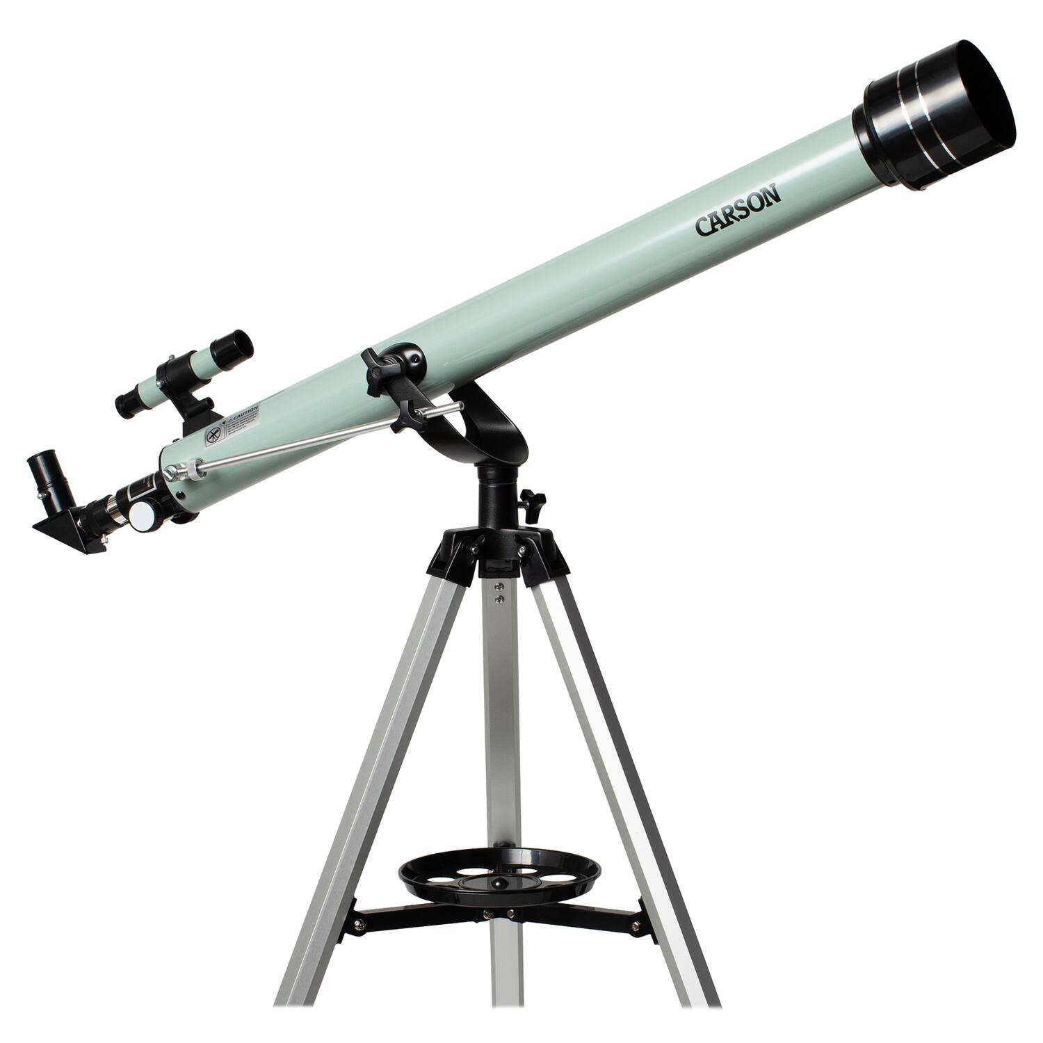 Angle. Carson - STARA SR-100 60mm Aperture Refractor Telescope 45mm-675mm Focal Length, 7-Piece Accessory Kit.