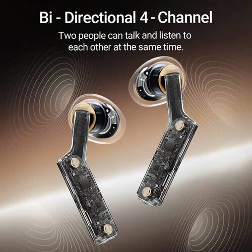Bi-Directional 4-Channel  
Two people can talk and listen to each other at the same time.
