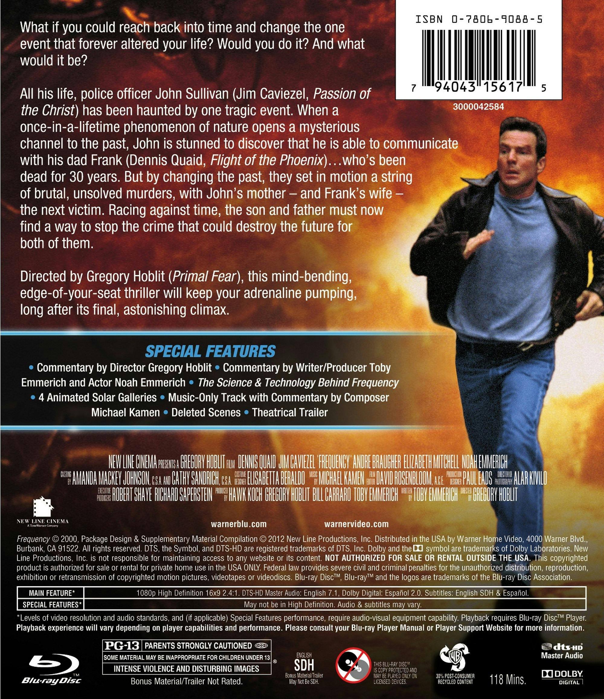 Back. Frequency [Blu-ray].