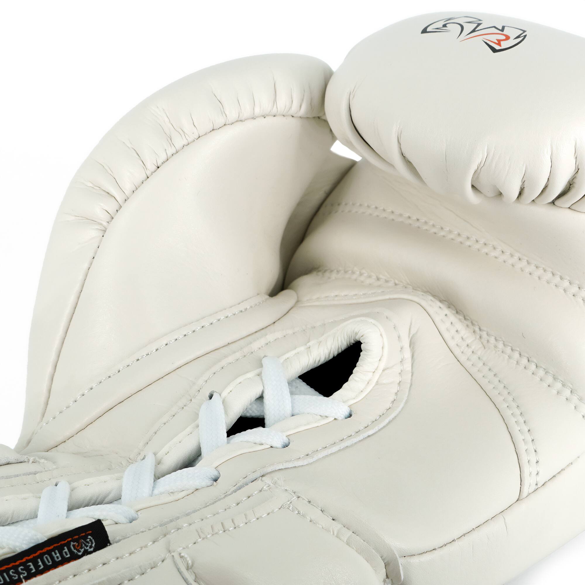 Alt View 3. RIVAL - Rival Boxing RS1 2.0 Ultra Pro Lace-Up Sparring Gloves - 14 oz. - White - White.