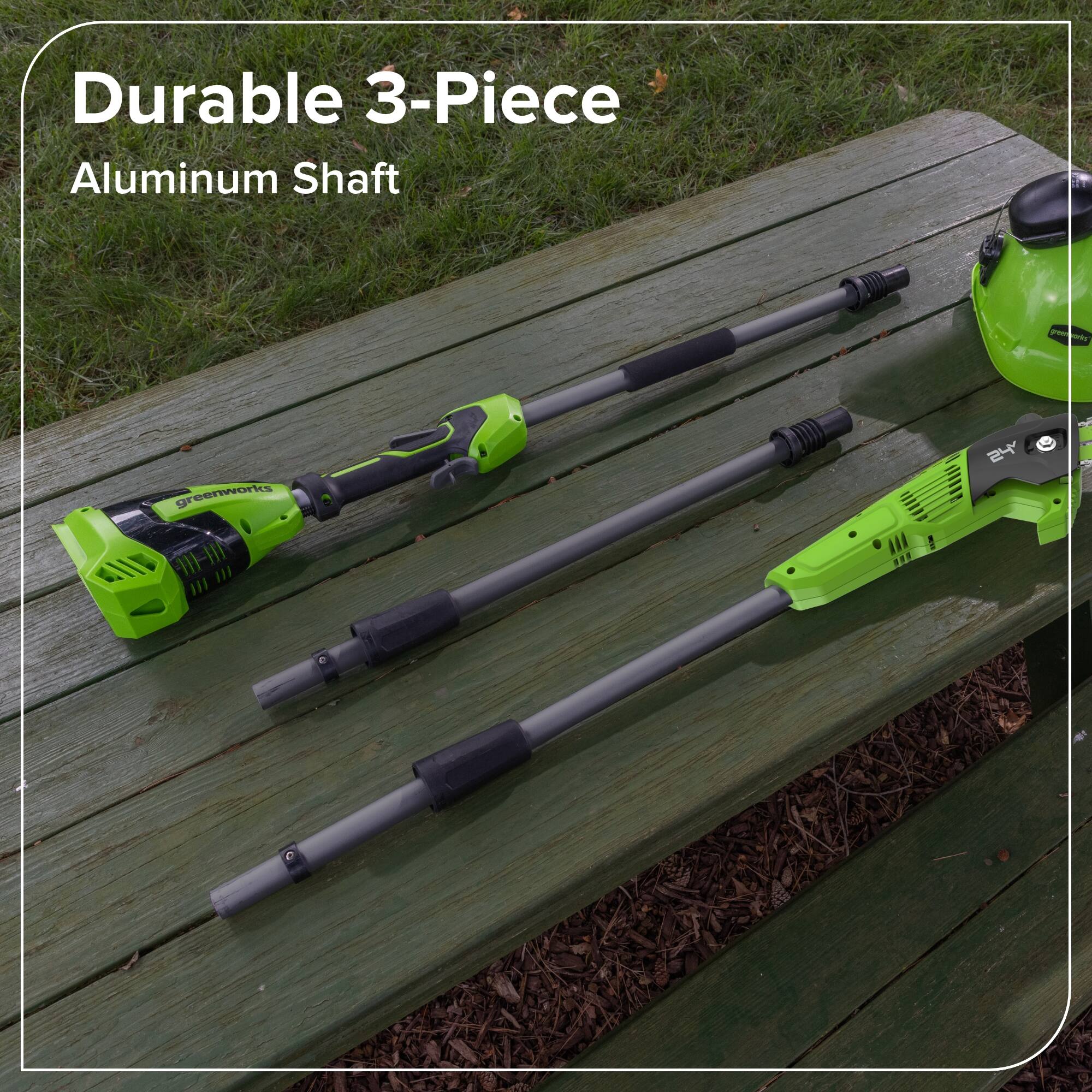 Durable 3-Piece Aluminum Shaft