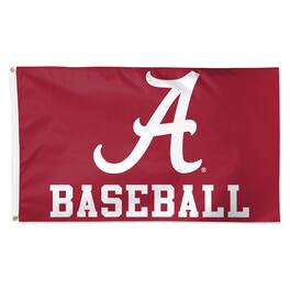 WinCraft - Alabama Crimson Tide 3' x 5' Baseball Deluxe Single-Sided Flag - Multicolor
