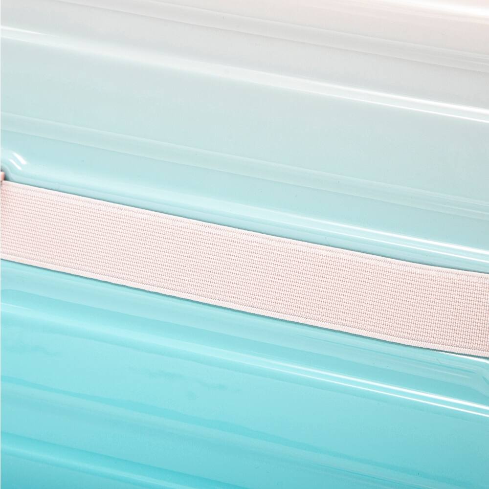 Alt View 8. Ropilly - Ropilly 2 Piece Luggage Set 20 Inch Carry On Suitcase Gradient Color Travel Suitcase PC Hard Shell - Blue+Pink.