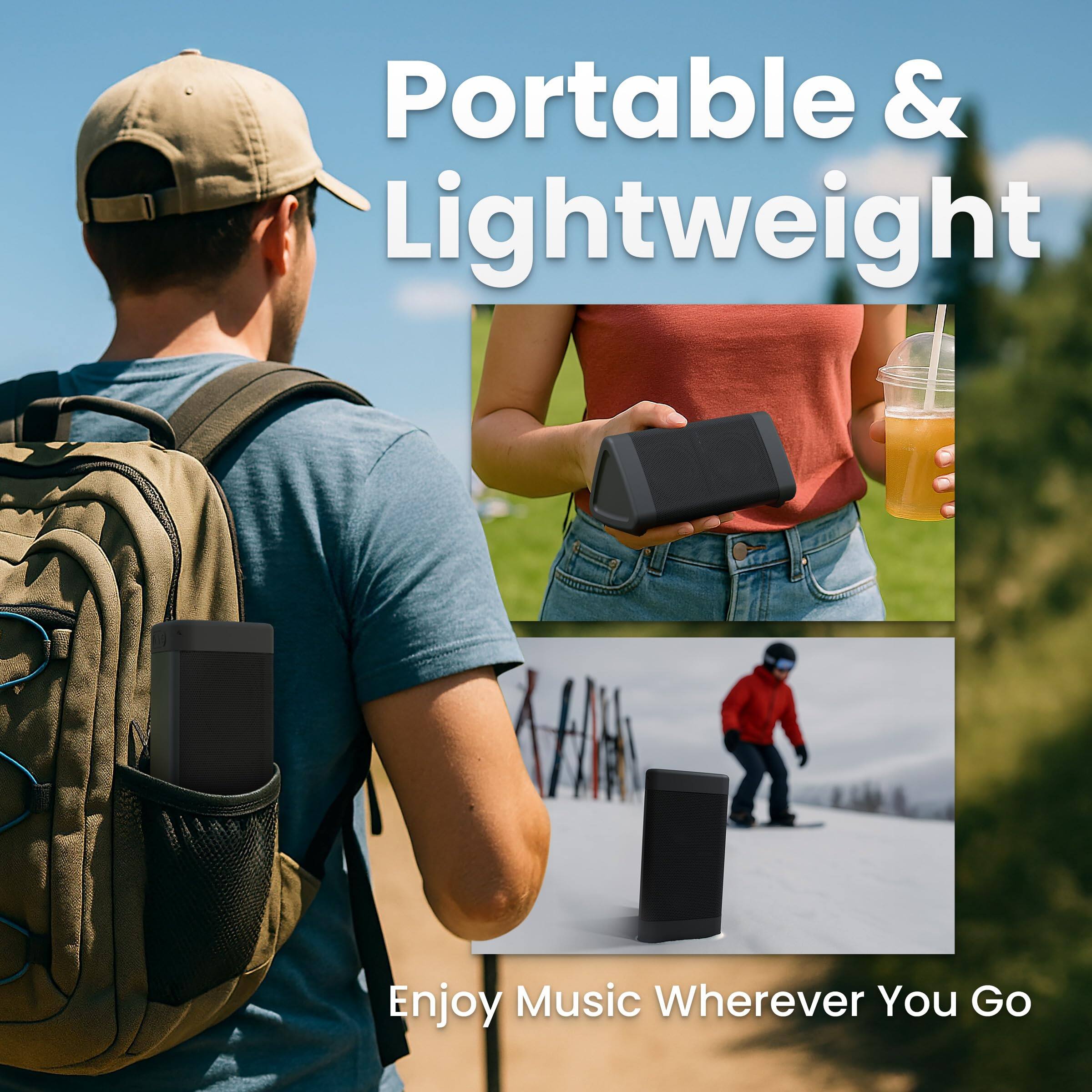 Portable & Lightweight  
Enjoy Music Wherever You Go