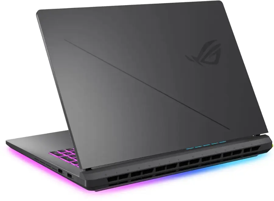 Alt View 7. ASUS - ROG Strix G18 18" 2.5K 240Hz Gaming Laptop - Intel Core Ultra 9 HX - 32GB RAM - NVIDIA GeForce RTX 5080 - 2TB SSD - Eclipse Grey.