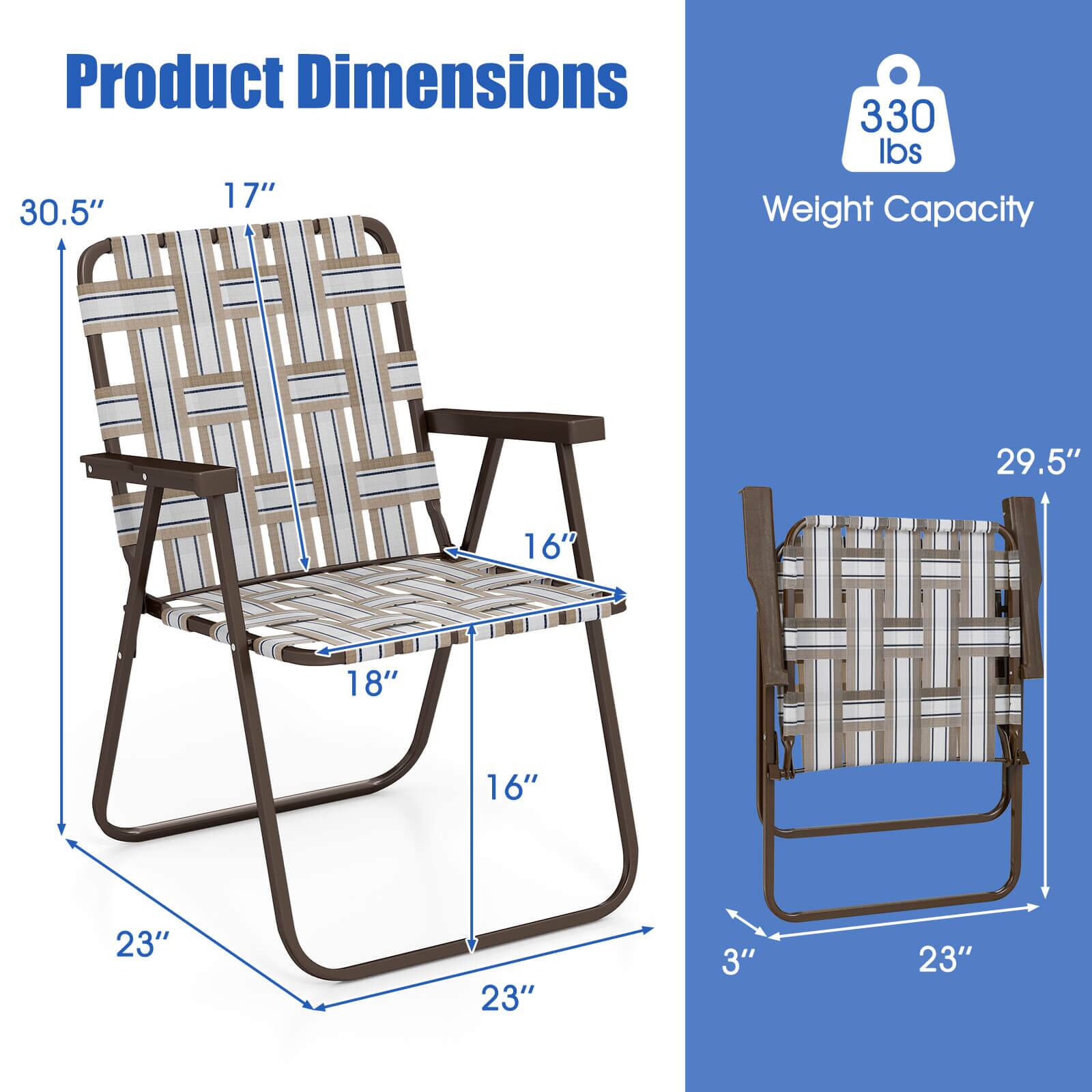 Product Dimensions  
30.5" x 17" x 18" x 16" x 23" x 23" x 16" x 23"  

Weight Capacity  
330 lbs  

3" x 23" x 29.5"