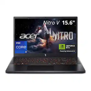 Acer - Nitro V 15 Gaming Laptop – Intel Core i9-13900H RTX 5060 15.6" FHD 165Hz 32GB DDR5 RAM 1TB SSD – Model ANV15-52-90QH - Black