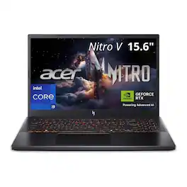 Acer - Nitro V 15 Gaming Laptop – Intel Core i9-13900H RTX 5060 15.6" FHD 165Hz 32GB DDR5 RAM 1TB SSD – Model ANV15-52-90QH - Black