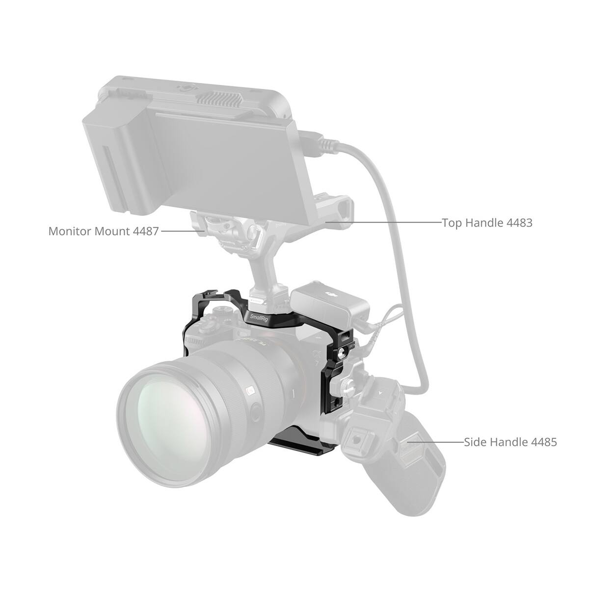 Monitor Mount 4487  
Top Handle 4483  
Side Handle 4485