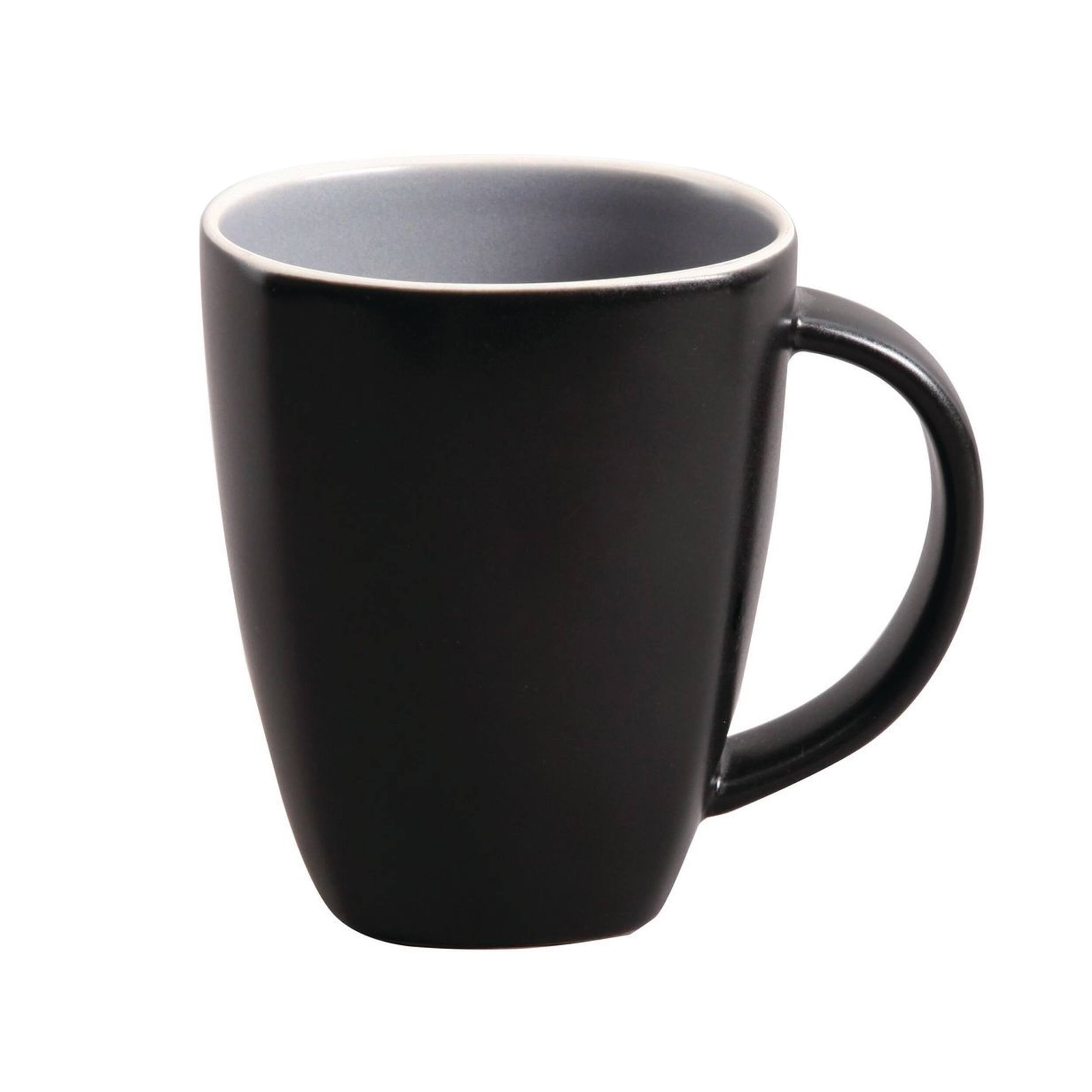 Alt View 5. Gibson - Gibson Home Soho Lounge 16 Piece Soft Square Stoneware Dinnerware Set in Grey Matte - Gray Matte.