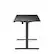 Left. HUANUO - Extra Large Adjustable Standing Desk - 63″ x 28″ - Black.