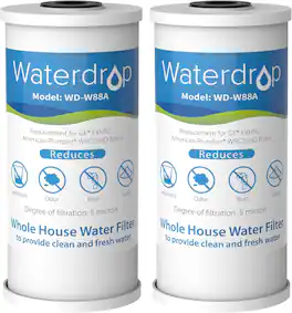 Waterdrop - FXHTC Whole House Carbon Water Filter, Replacement for GE® FXHTC, GXWH40L, GXWH35F, Culligan