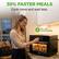 30% FASTER MEALS
Cook more and wait less.
90°F - 450°F
Temperature Range
nutrichef