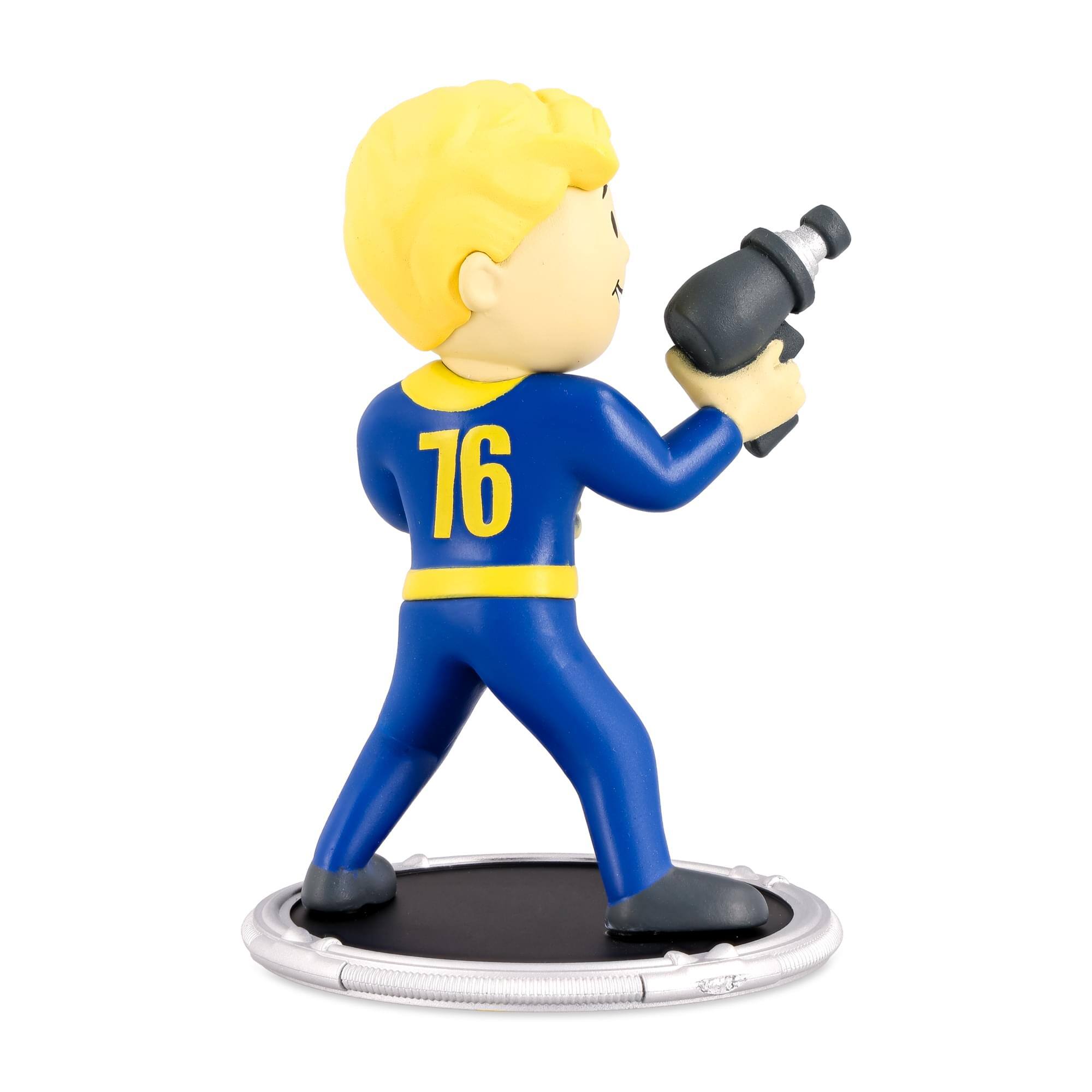 Alt View 2. Toynk - Fallout Vault Boy (Gun) 3-Inch Mini Figure - Multi-Colored.