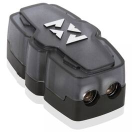 NVX - XFDBU2 2 Position Fused/Power Distribution Block with One 0/1 Gauge Input and Two 4/8 Gauge Outputs