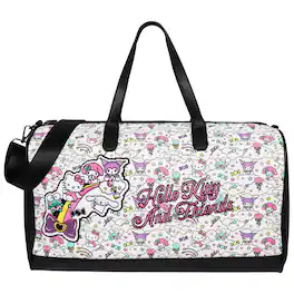 Ful - Sanrio Hello Kitty and Friends “Sugar Rush” White Weekender Duffel - Black