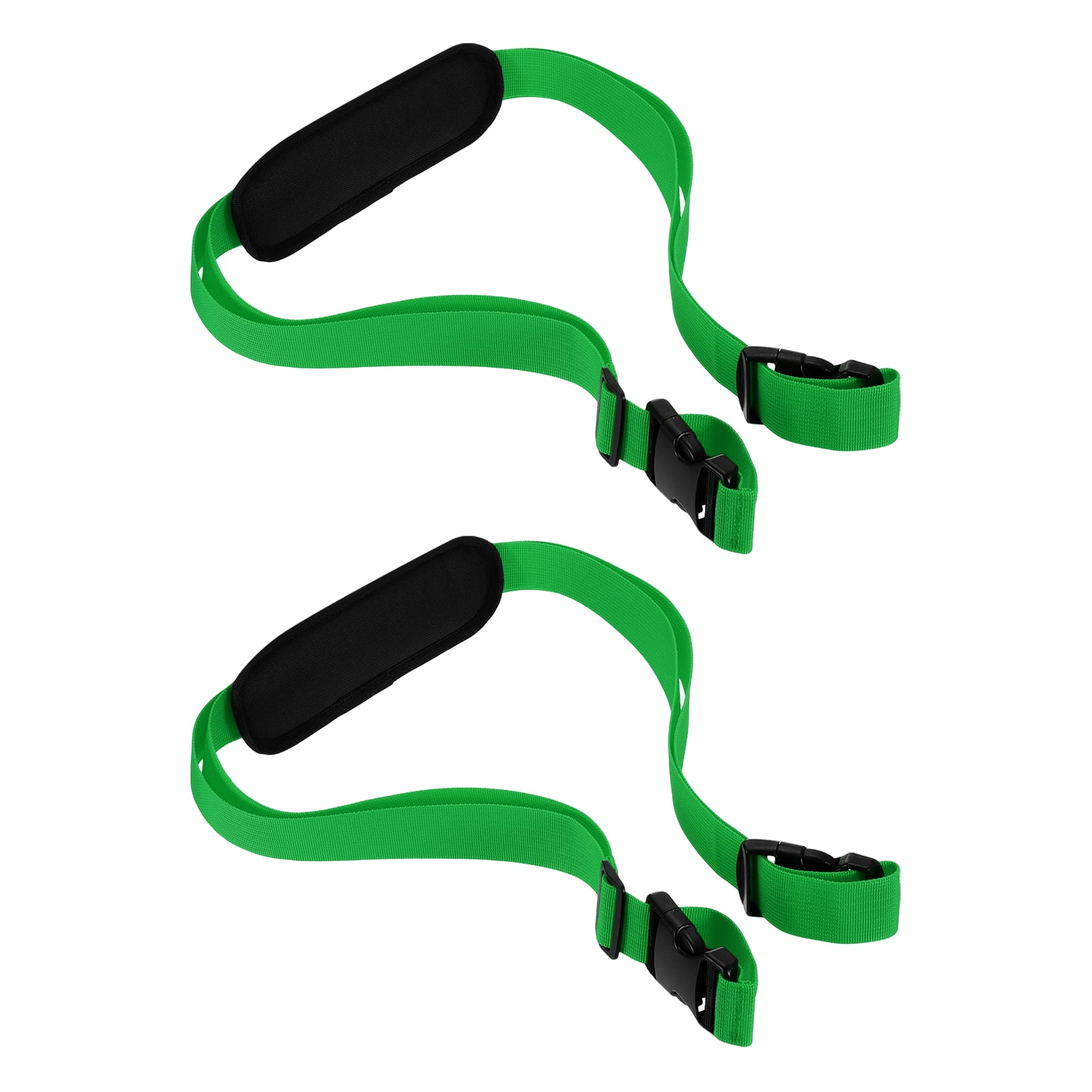 Unique Bargains - Adjustable Chair Straps, Heavy Duty Universal Straps for Folding Chairs, 2pcs for Camping/Picnics/Backpacking/Outdoor - Grass Green