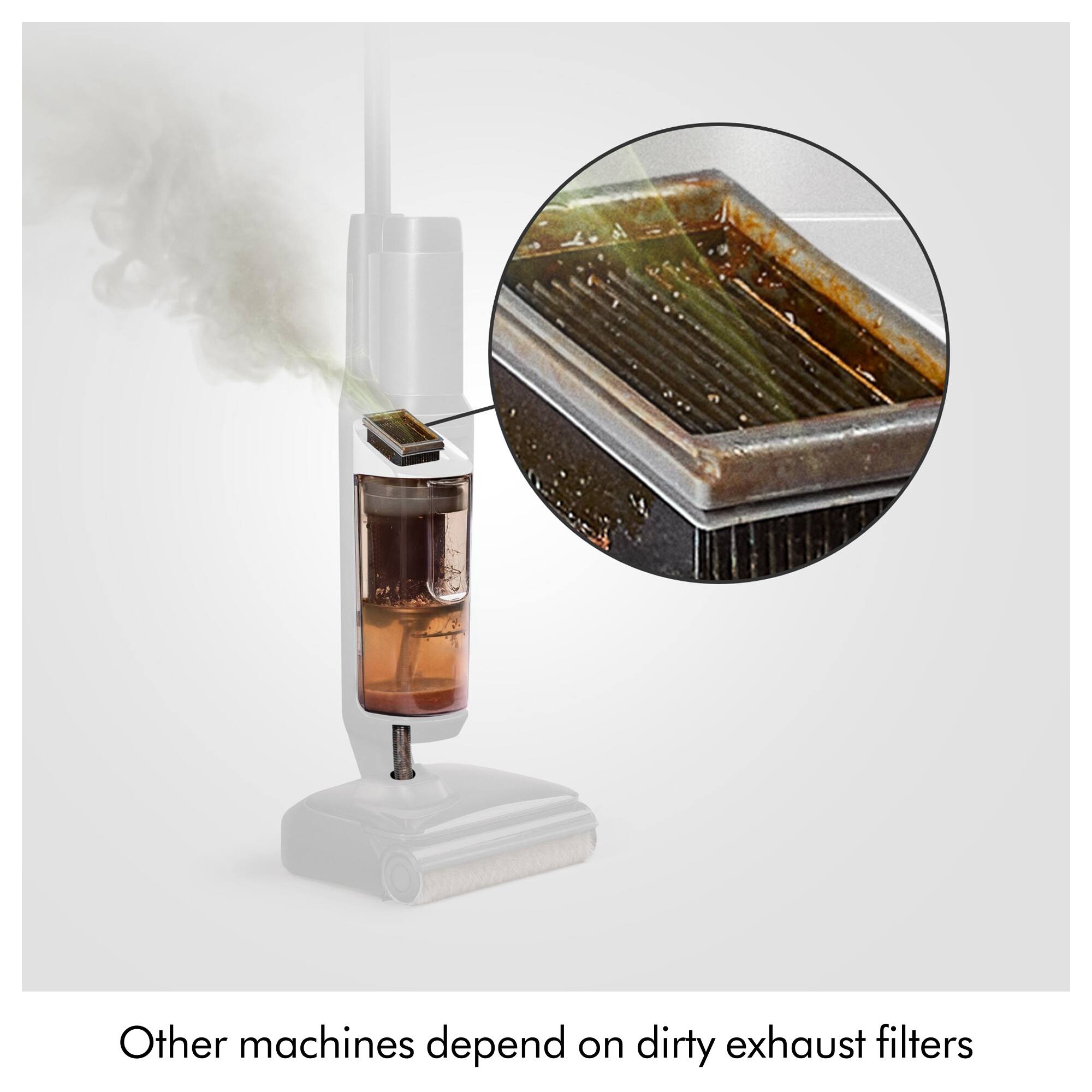 Other machines depend on dirty exhaust filters