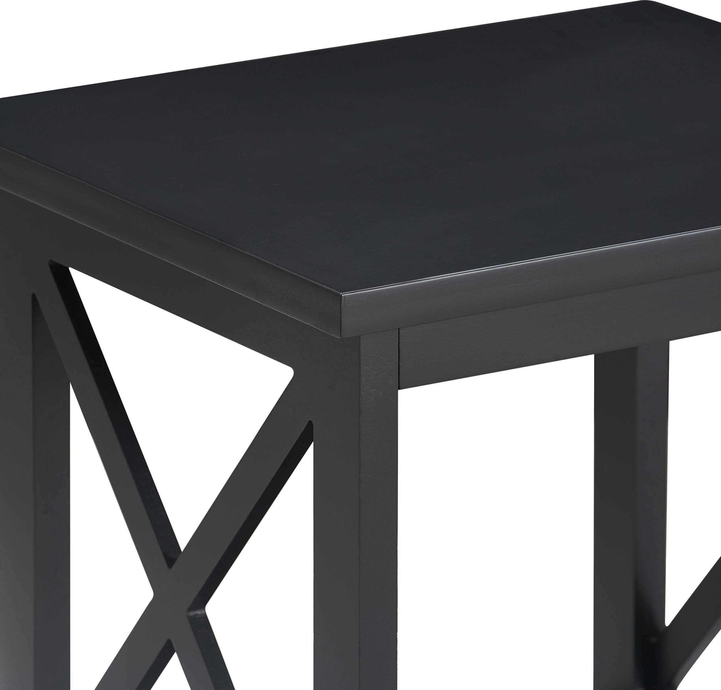 Alt View 11. Serta - Bismarck Side Table - Black.