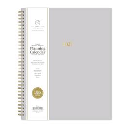 Blue Sky - 2027 Weekly and Monthly Planner Calendar, 8.5"x11", Gray