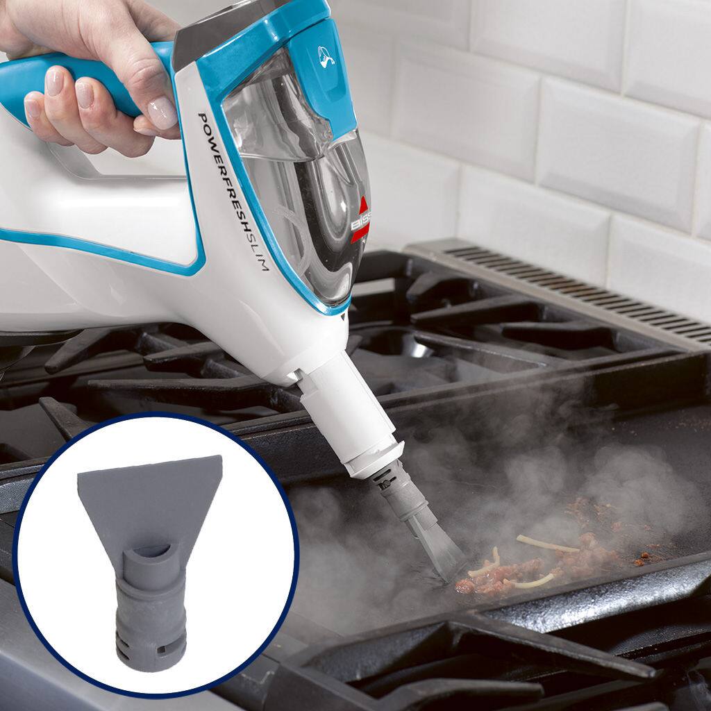 Back. BISSELL - PowerFresh® Slim 3-in-1 Sanitizing Steam Mop - White.