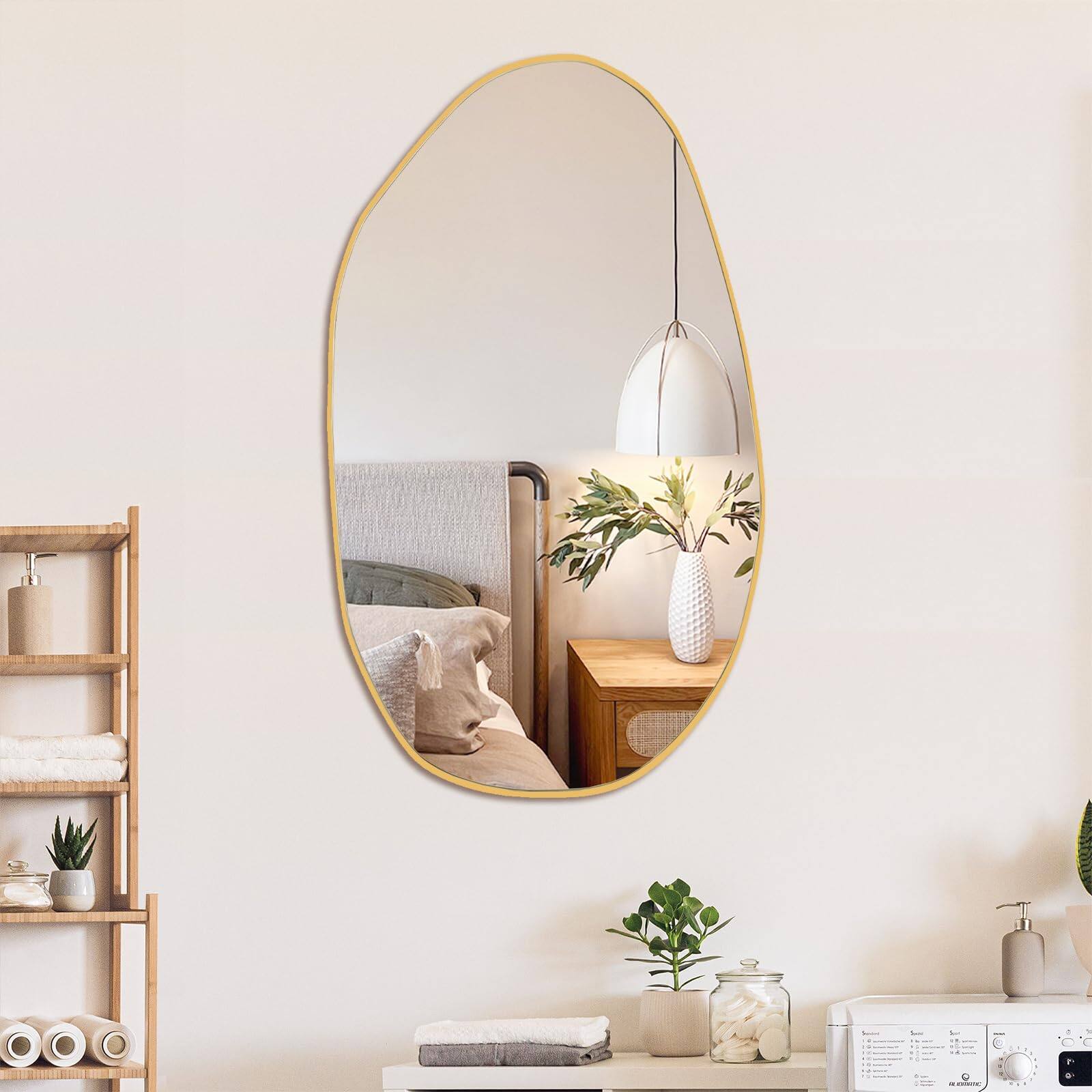 Gold 33.5"L x 19.5"W