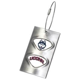 Jardine - UConn Huskies 3.5'' x 2'' Bag Tag - Black