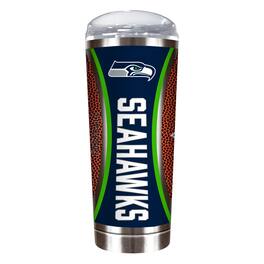 Great American Products - Seattle Seahawks 18oz. Roadie Game Ball Tumbler - Brown