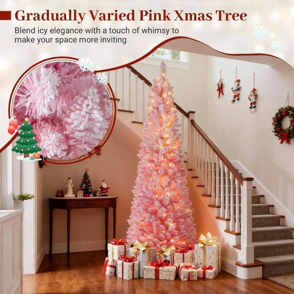 Gradually Varied Pink Xmas Tree

Blend icy elegance with a touch of whimsy to make your space more inviting