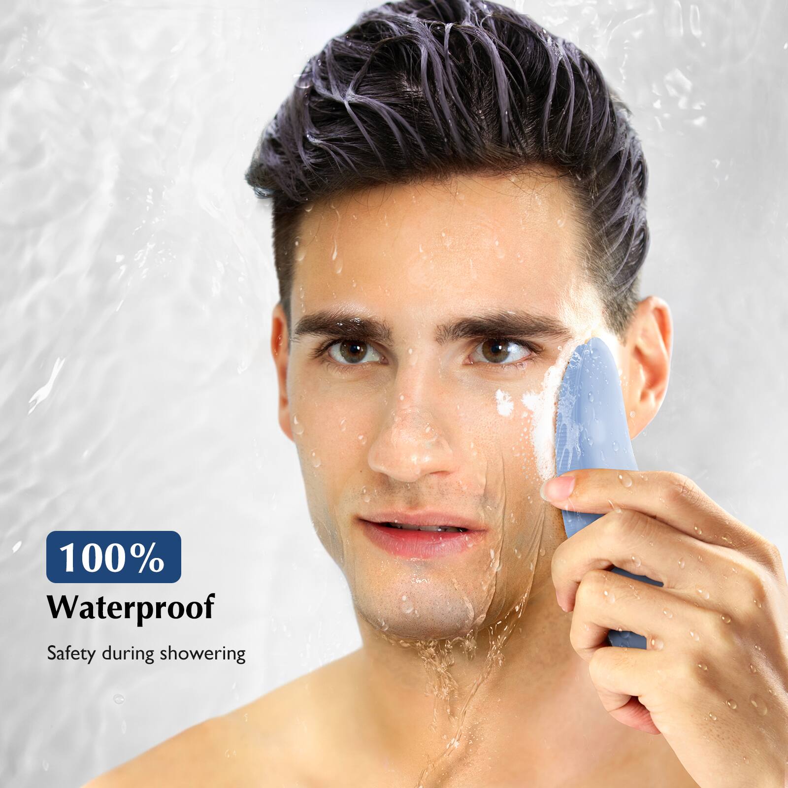 100% Waterproof  
Safety during showering