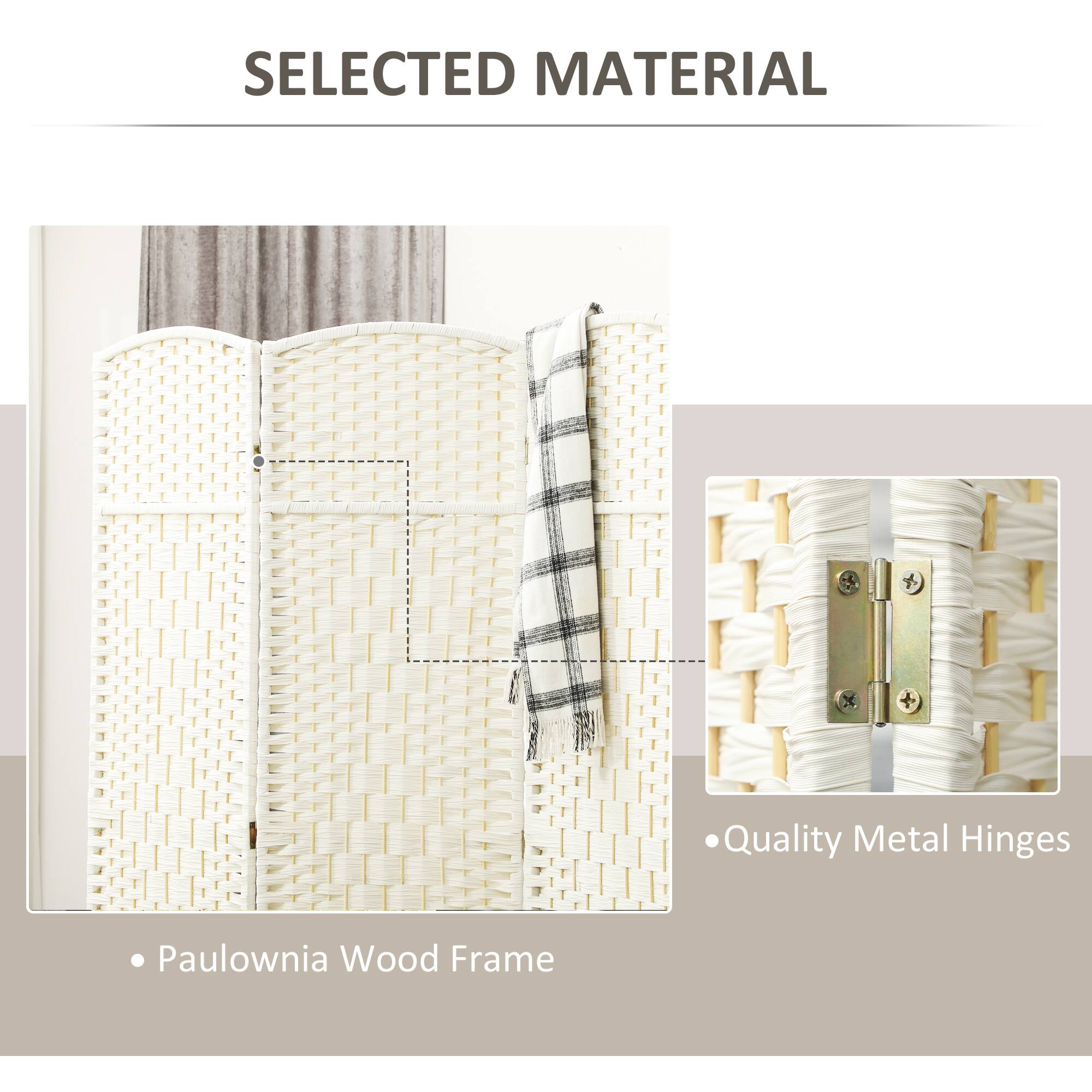 SELECTED MATERIAL

Quality Metal Hinges
Paulownia Wood Frame