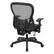 Alt View 11. OSP Home Furnishings - Professional R2 SpaceGrid Back Manager’s Chair with Adjustable Lumbar Support and Adjustable Flip Arms - Black.