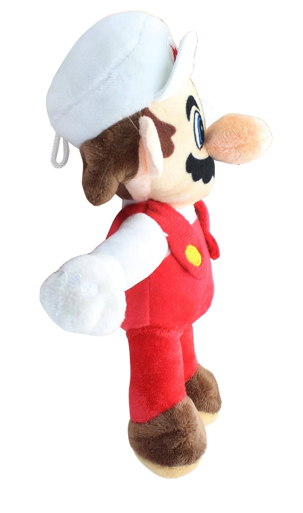 Alt View 1. Super Mario Bros. - Super Mario 8.5 Inch Character Plush | Fire Mario - Red.
