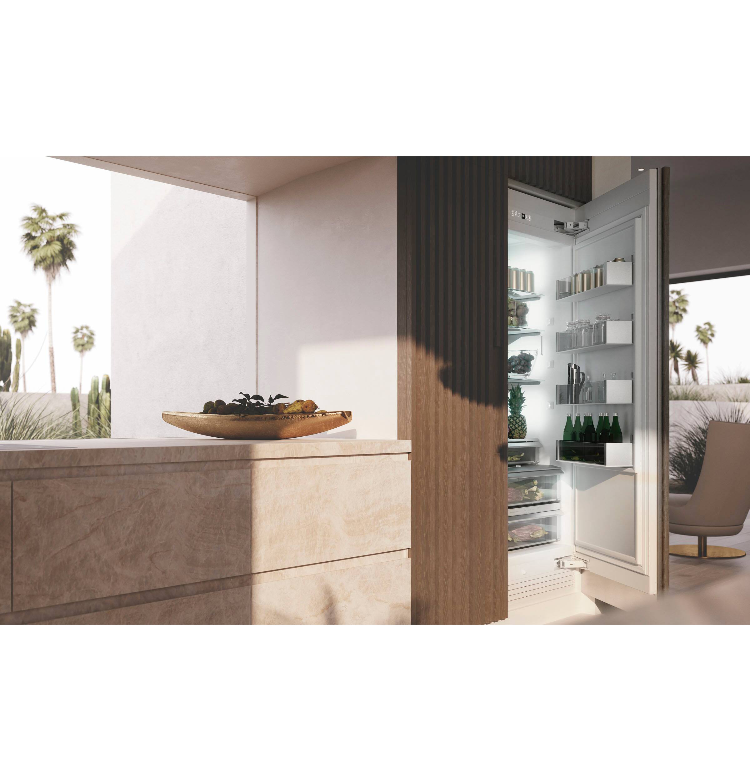 Alt View 20. Monogram - 12.5 Cu. Ft. Smart Upright Freezer - Custom Panel Ready.