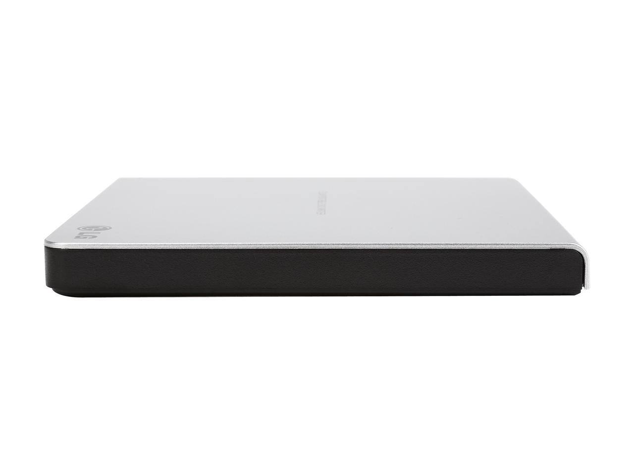 Alt View 4. LG - LG External CD / DVD Rewriter With M-Disc Mac & Surface Support (Silver) - Model GP65NS60.