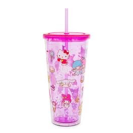 Silver Buffalo - Sanrio Hello Kitty and Friends Toss Confetti Carnival Cup | Holds 32 Ounces - Purple