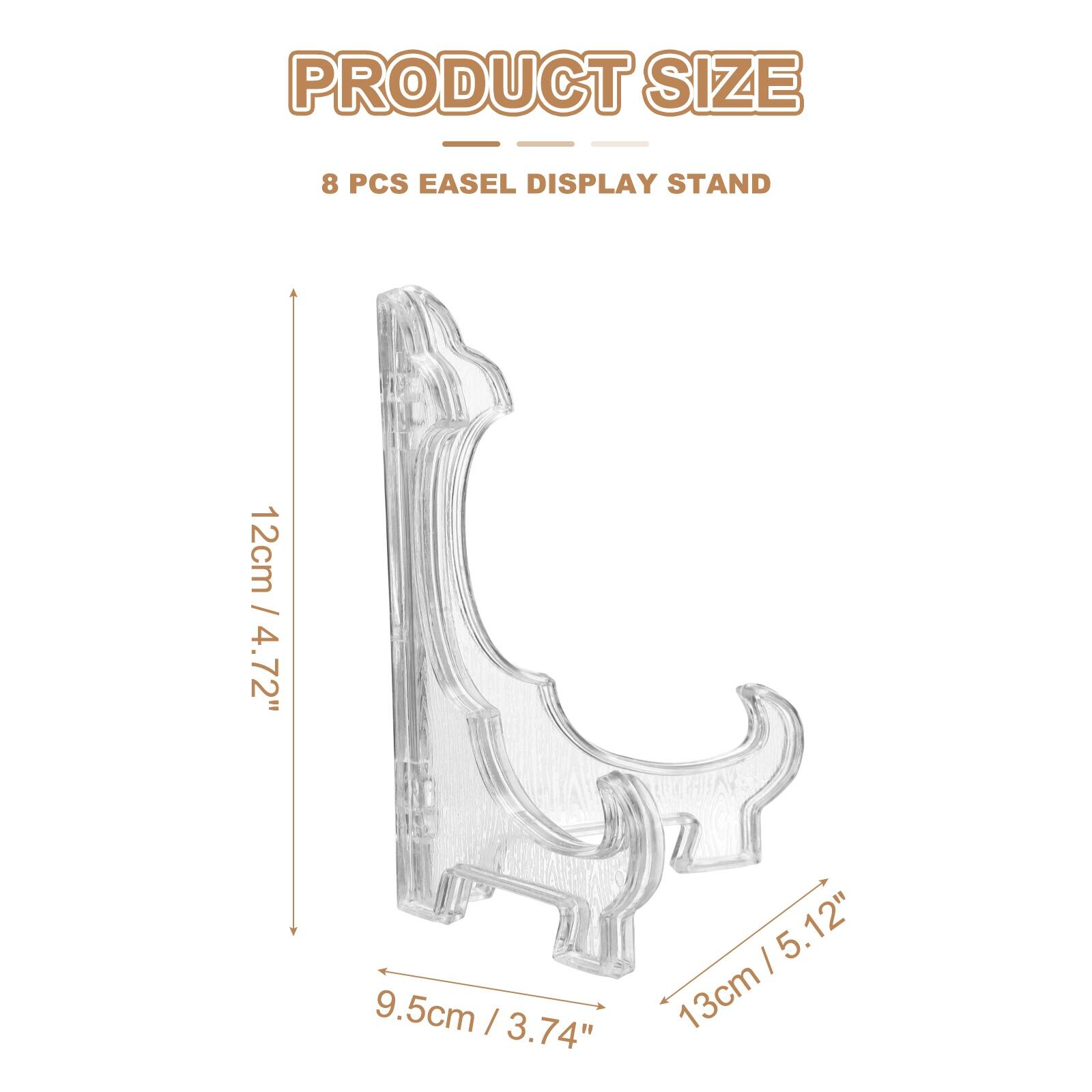 PRODUCT SIZE - 8 PCS EASEL DISPLAY STAND  
12cm / 4.72"  
9.5cm / 3.74"  
13cm / 5.12"