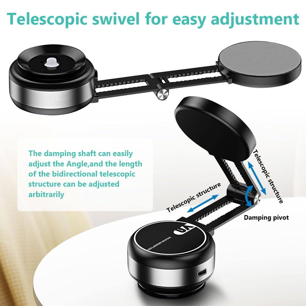 Telescopic swivel for easy adjustment

The damping shaft can easily adjust the angle, and the length of the bidirectional telescopic structure can be adjusted arbitrarily.

Telescopic structure  
Damping pivot