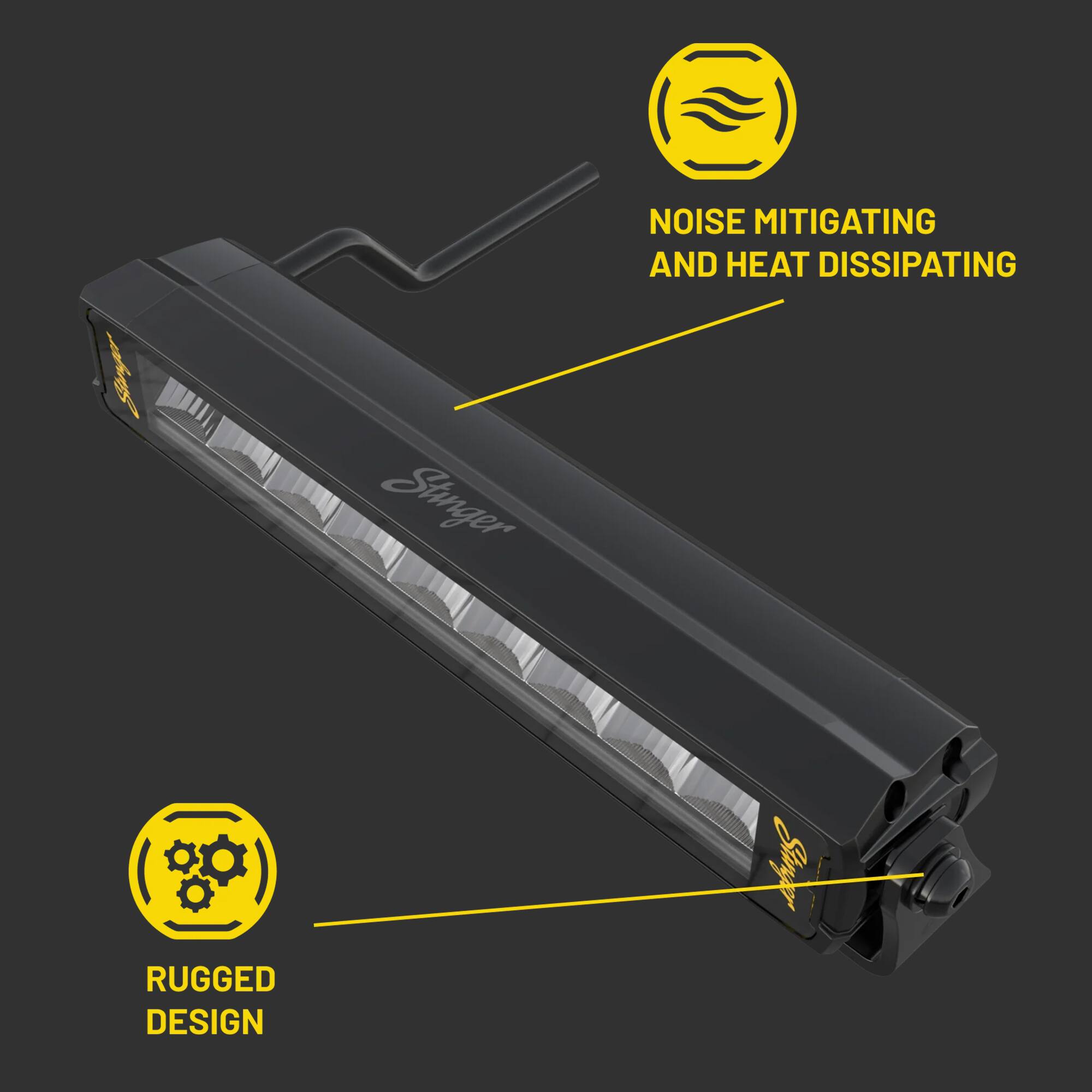 S 9 Stinger: Noise Mitigating and Heat Dissipating, Rugged Design