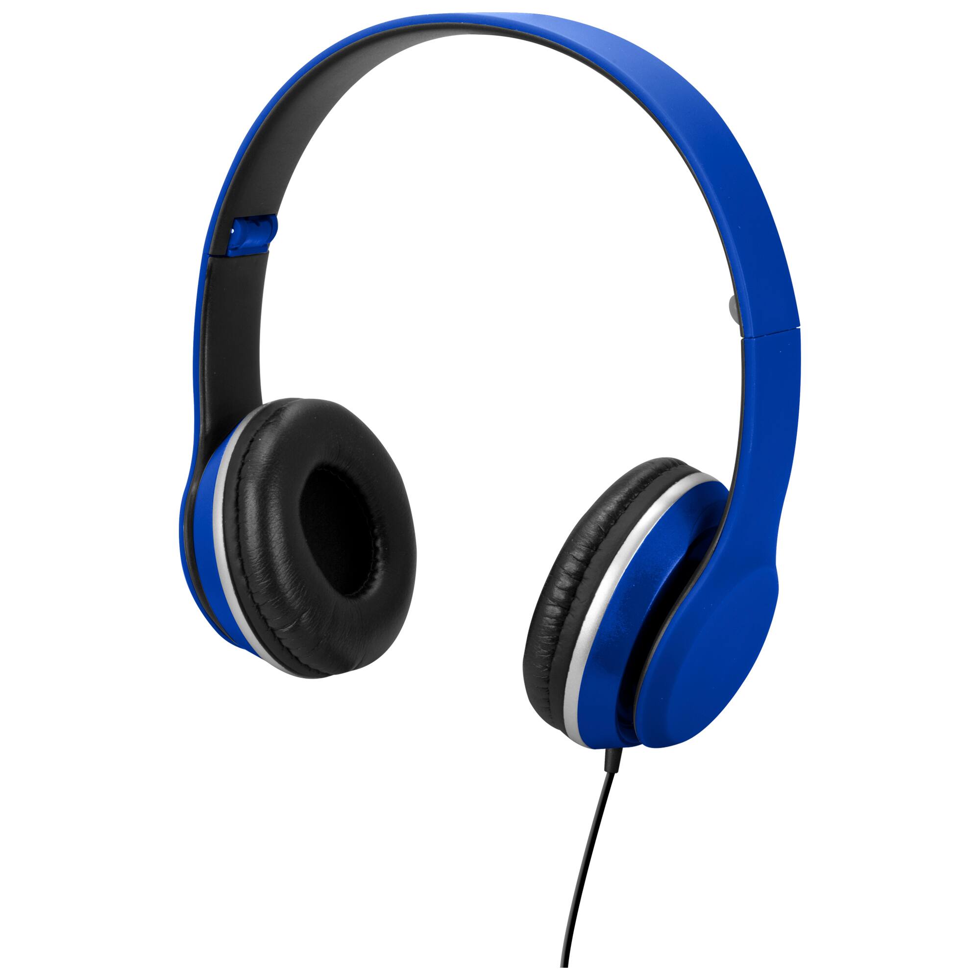 Alt View 1. iLive - iLive 40mm Driver Headphones, Blue, IAH57BU.