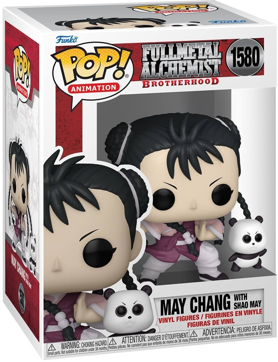 Funko POP! Animation Fullmetal Alchemist Brotherhood 1580 A May Chang Shao May Figures I Figurines Vinyl De Vinil Figuras Peligro De Asfixia. Touffement. Advertencia: adecuado para niños menores de 36 meses. Attention: danger d'étouffement. Partes pequeas. No es acuñado para niños menores de 36 meses. Warning: choking hazard. Not suitable for children under 36 months.