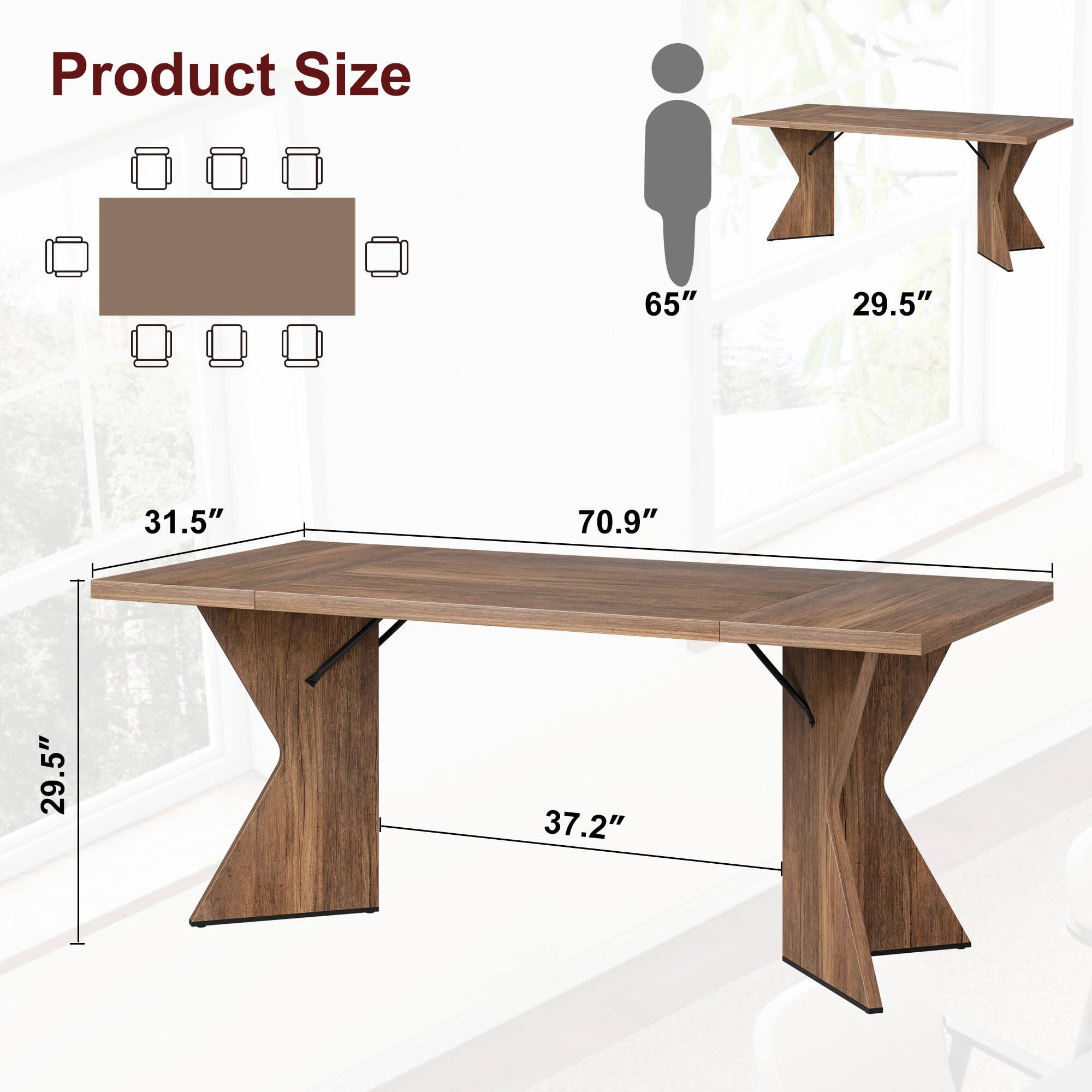 Product Size  
65" x 29.5" x 31.5" x 70.9" x 29.5" x 37.2"