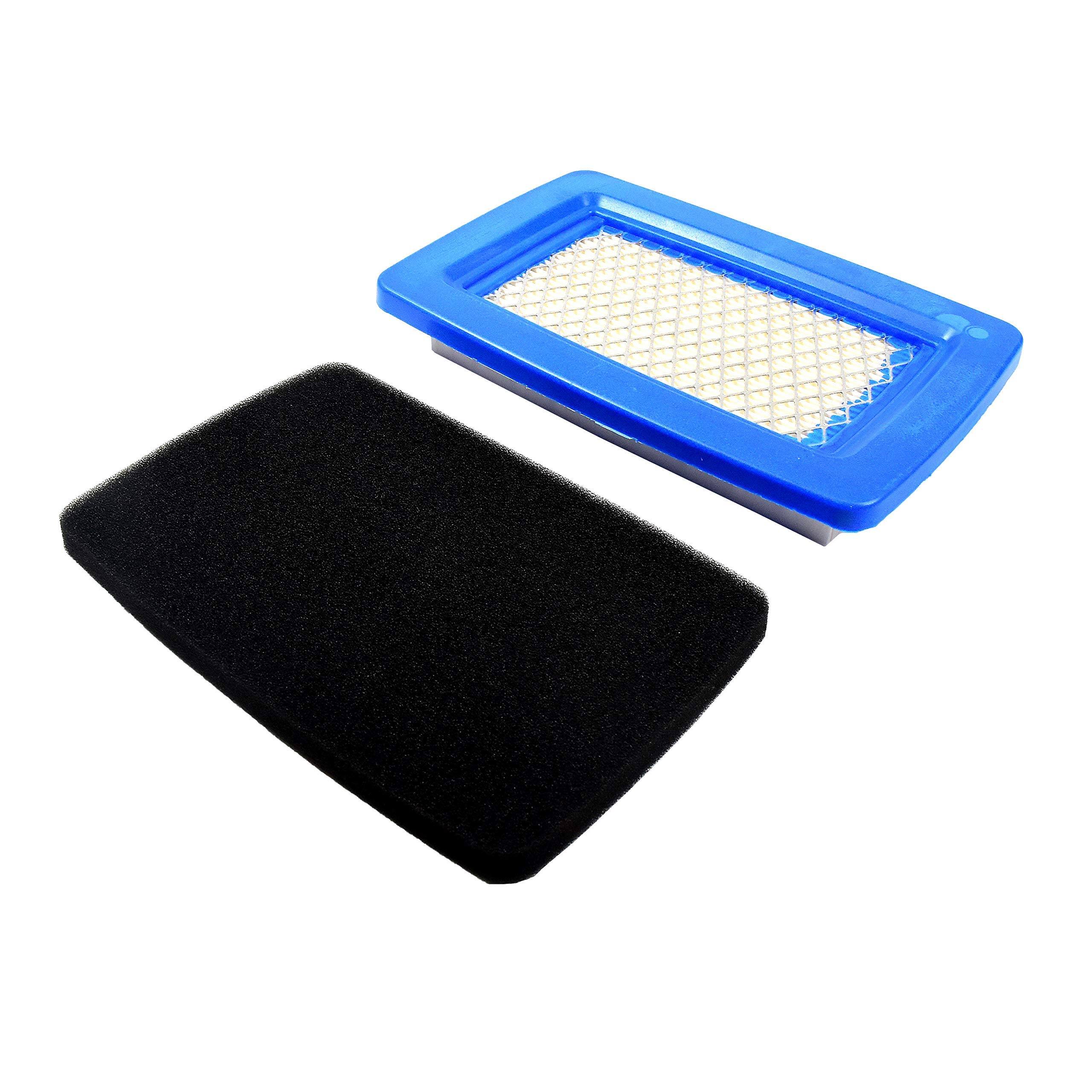 Angle. HQRP - Air Filter with Pre-Filter Replacement for Echo PB-770H PB-770T PB-760LHN PB-760LNT.