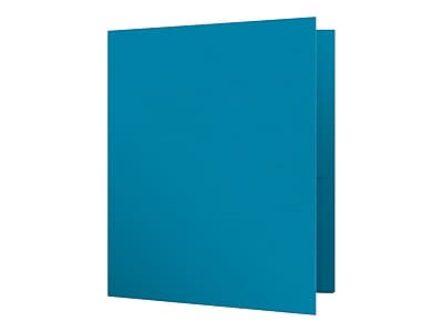 Front. Oxford - Oxford Twin Fastener Folders, Light Blue, 25/Box (OXF 57701) - Light Blue.
