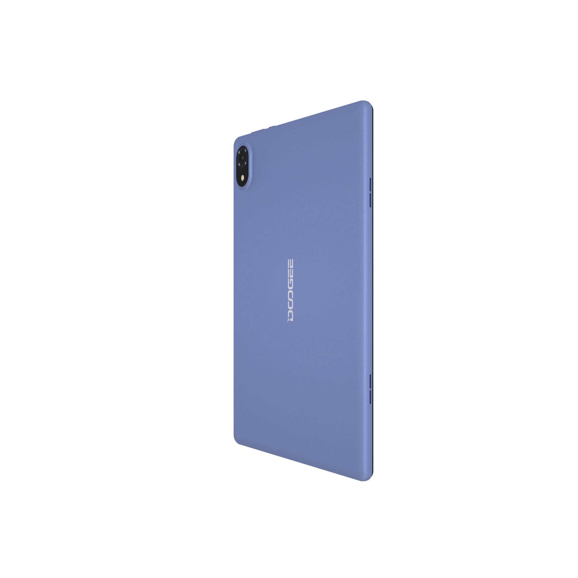 Left. Doogee - Doogee U10 Android 13 Tablet, 10-Inch, 4GB RAM, 128GB ROM, 1TB Expandable, IPS HD Display, 5060mAh Battery - Purple.