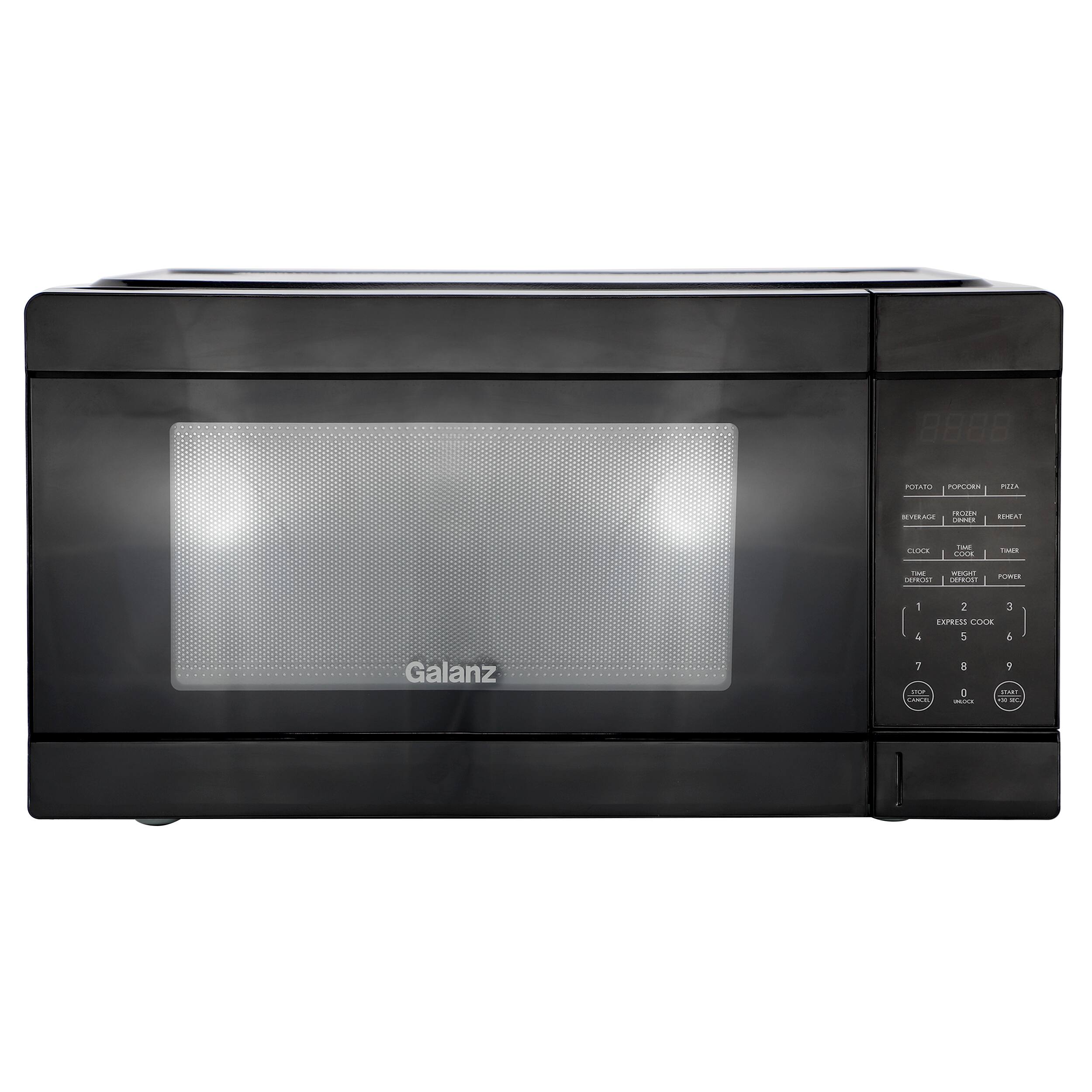 Galanz - 1.1 Cu Ft. 1000 Watt Counter Top Microwave Oven - Black