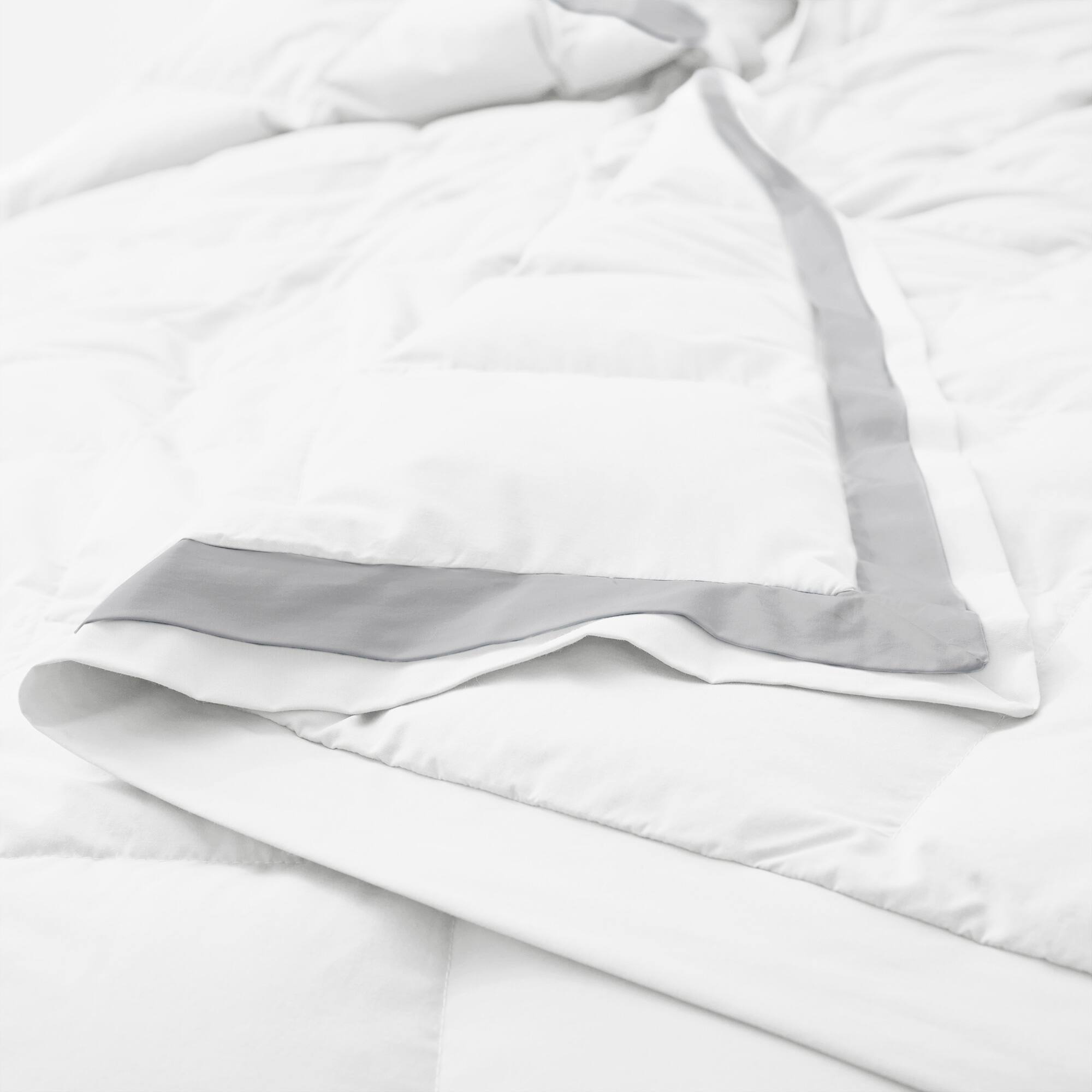 Alt View 1. Puredown - Puredown Luxurious Lightweight Cooling Down Blanket Summer Breathable Comforter for Hot Sleeper, White, 90" x 90" - White.