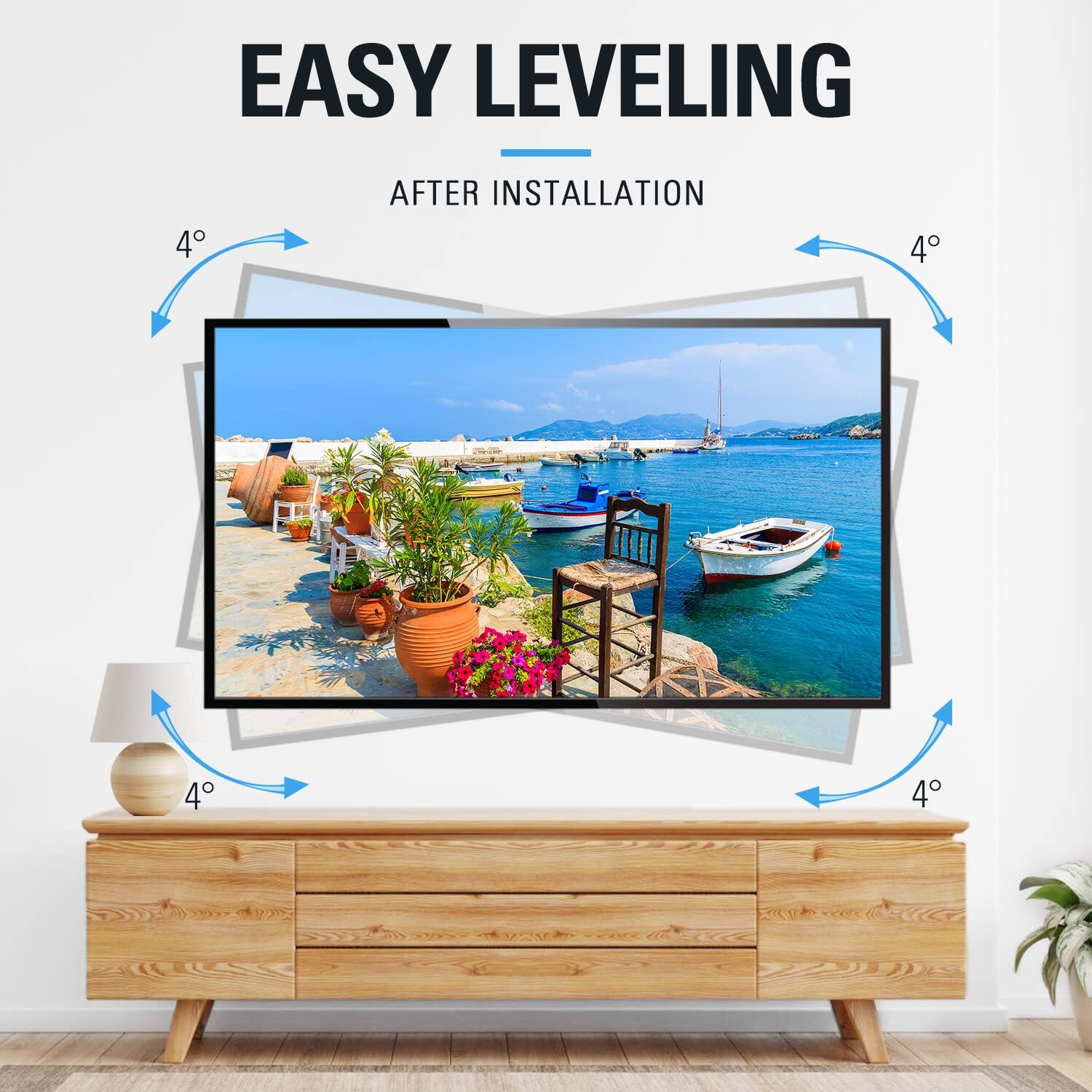 EASY LEVELING  
AFTER INSTALLATION